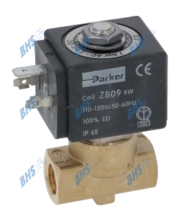 2-WAY SOLENOID VALVE PARKER 110V 50/60Hz