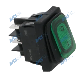 BIPOLAR SWITCH GREEN 16A 250V