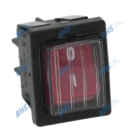BIPOLAR SWITCH RED 16A 250V