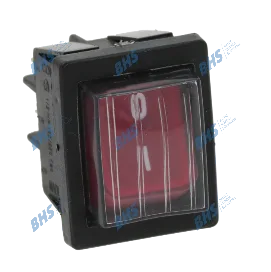 BIPOLAR SWITCH RED 16A 250V
