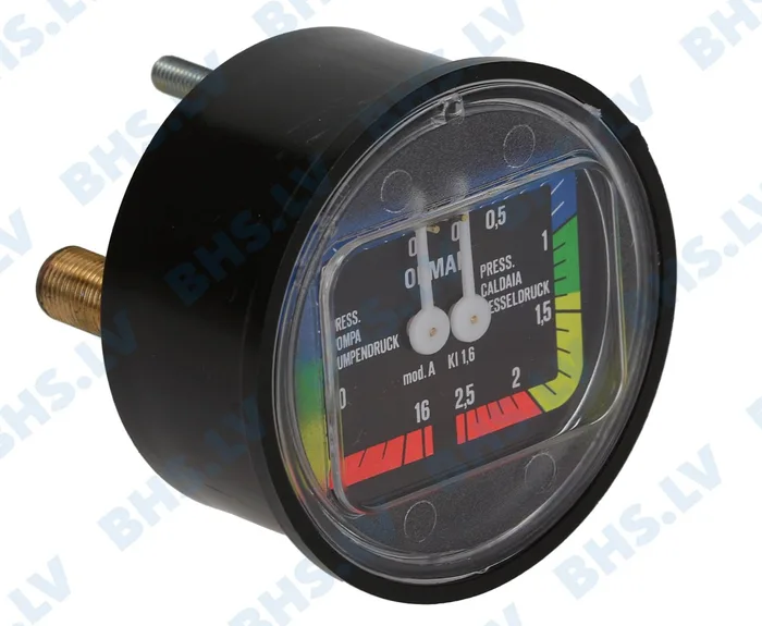 BOILER-PUMP PRESSURE GAUGE ø 63 mm
