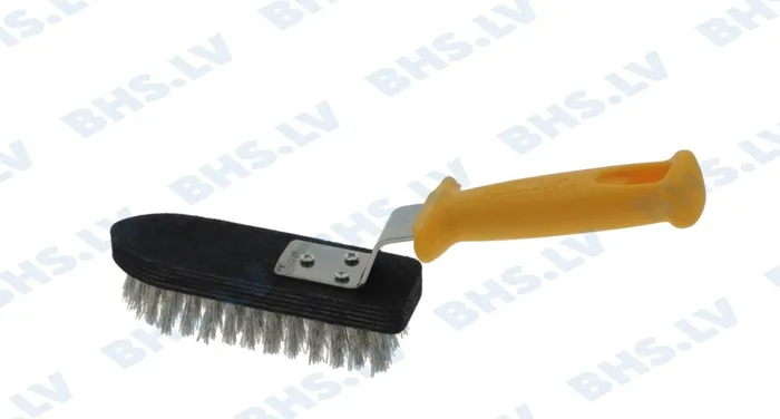 BRUSH STAINL. STEEL F/GRILLS AND PLATES