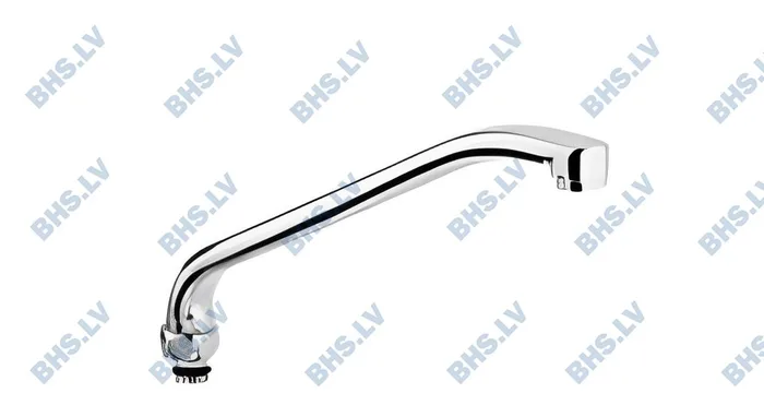 CHROMED SWINGING SPOUT 250mm H=165mm