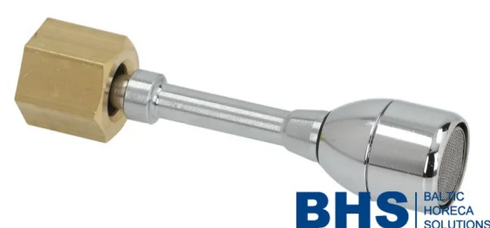 Complete chrome-plated water pipe
