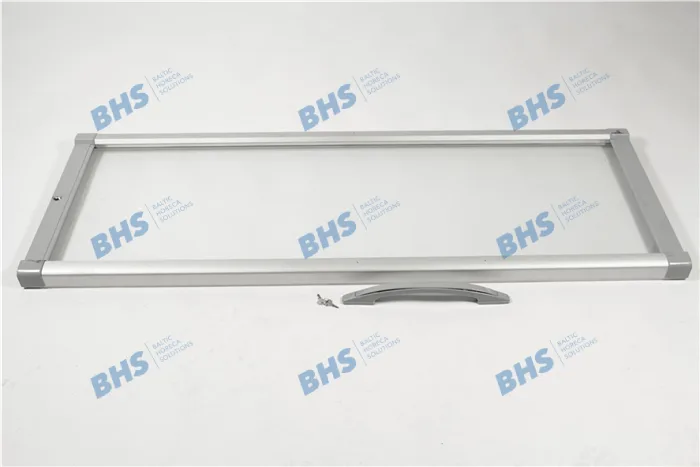 GLASS DOOR COMPLETE RAL7001