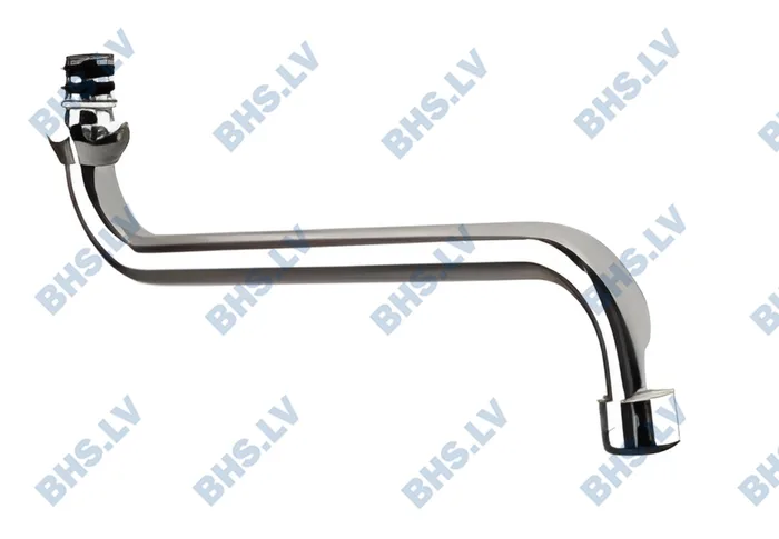 NO DROP CHROMED "S" SPOUT ø18x220