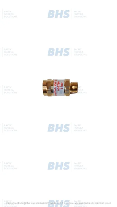 Overpressure valve 5bar Ecobrass