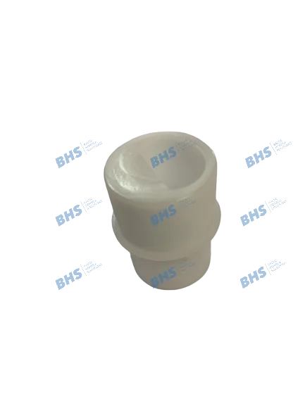 Restrictor outlet powder container