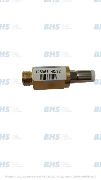 Safety valve brass 16bar M10x1-4