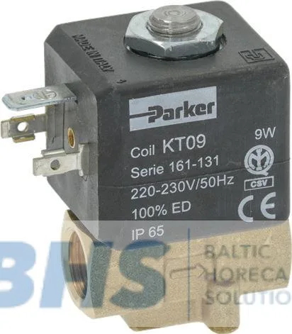 SOLENOID VALVE PARKER 2-WAY 230V 50Hz