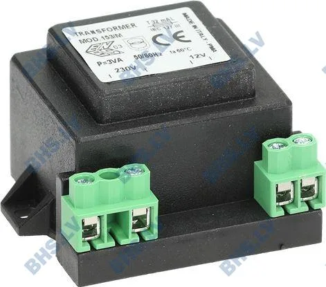 TRANSFORMER 230V/12V 3VA