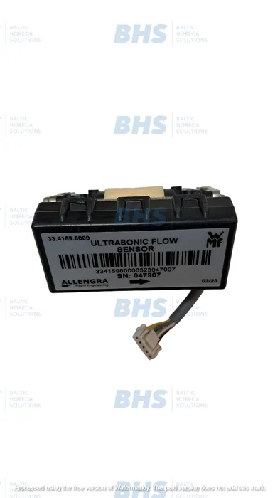Ultrasonic flow rate sensor