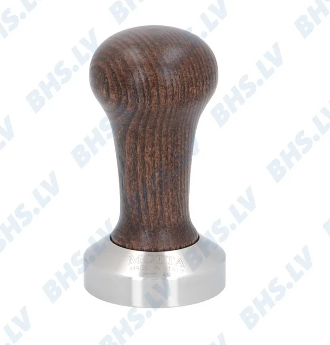 WOOD AND S/STEEL COFFEE TAMPER ø 49 mm